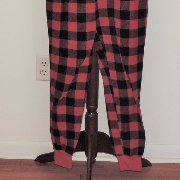 HolidayFamJams hooded one piece union suit pajamas - Picture 2 of 6